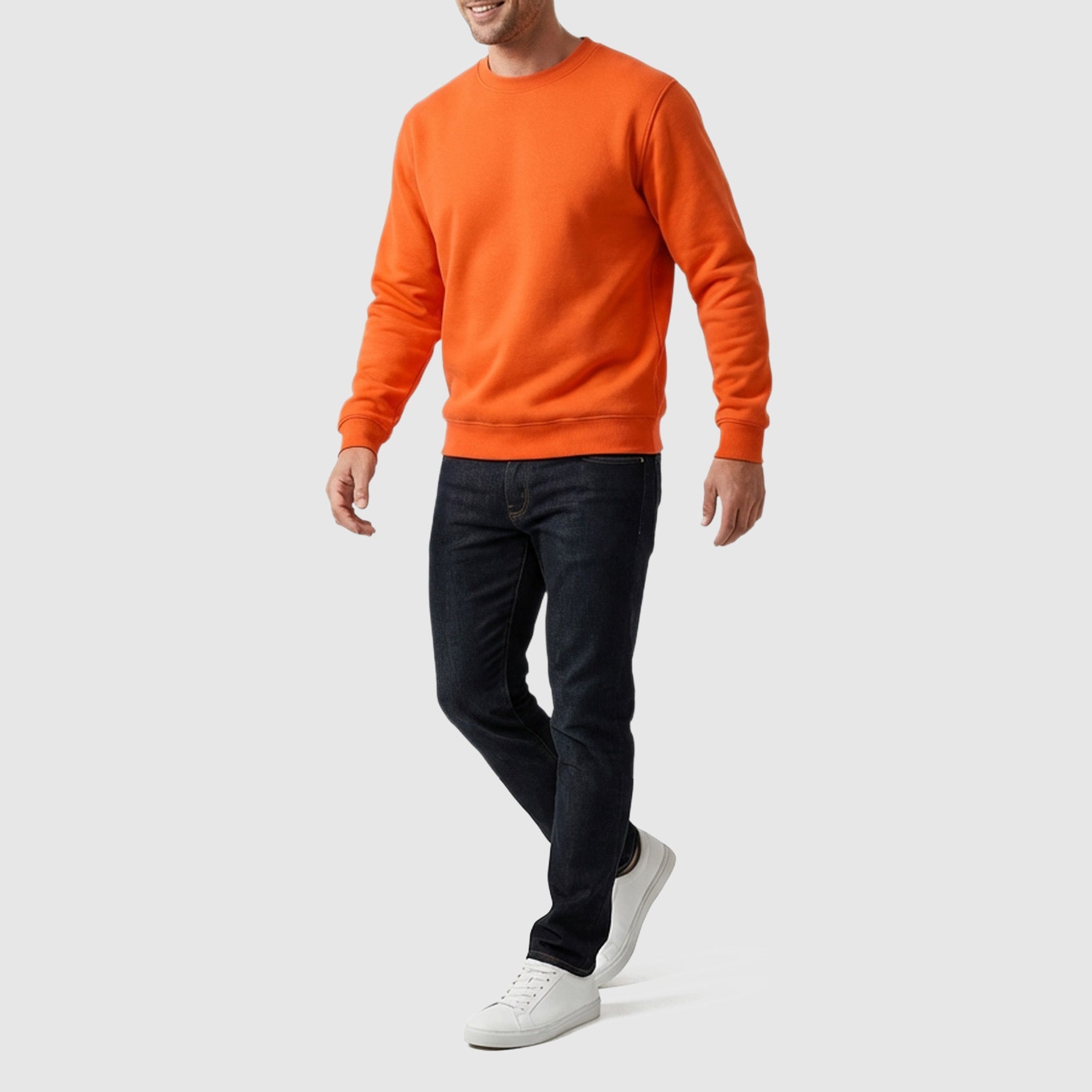 City Flow Orange Sweatshirt Printify