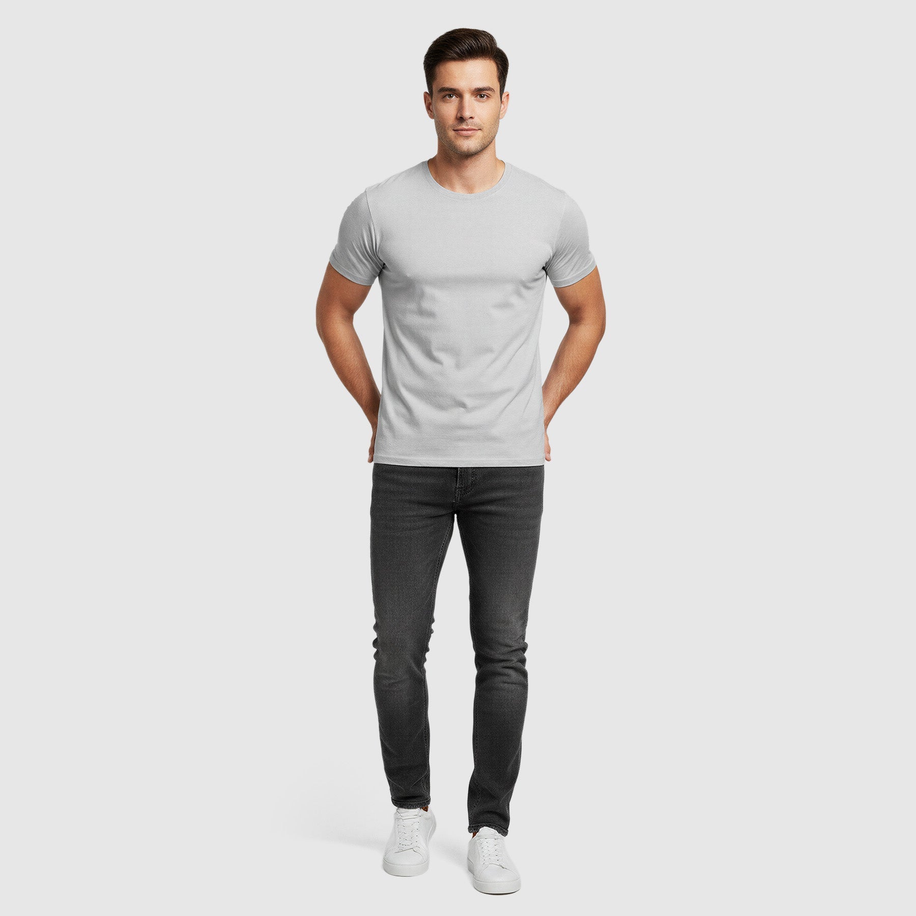 Essential Classic Grey Tee Printify