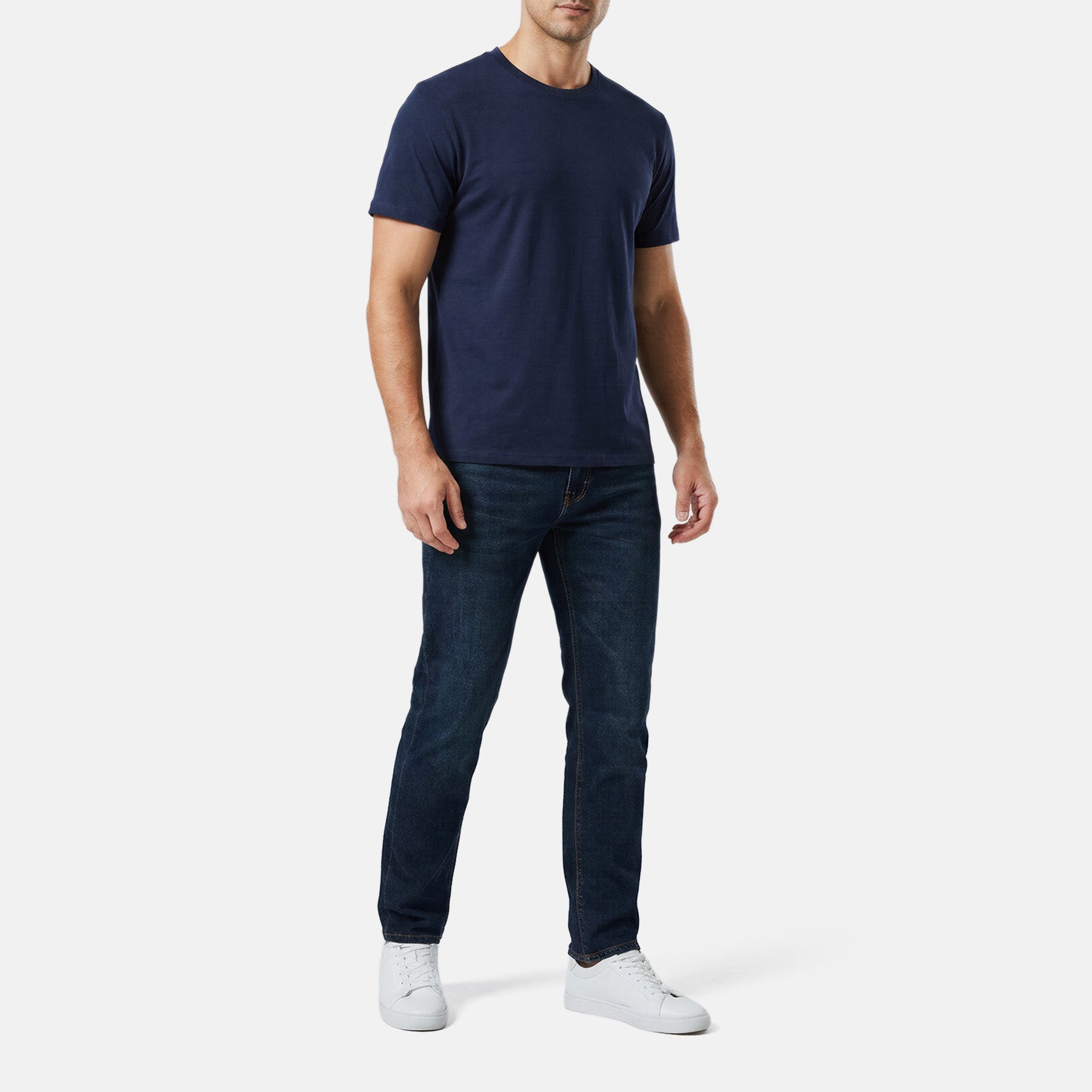 Essential Classic Navy Tee Printify