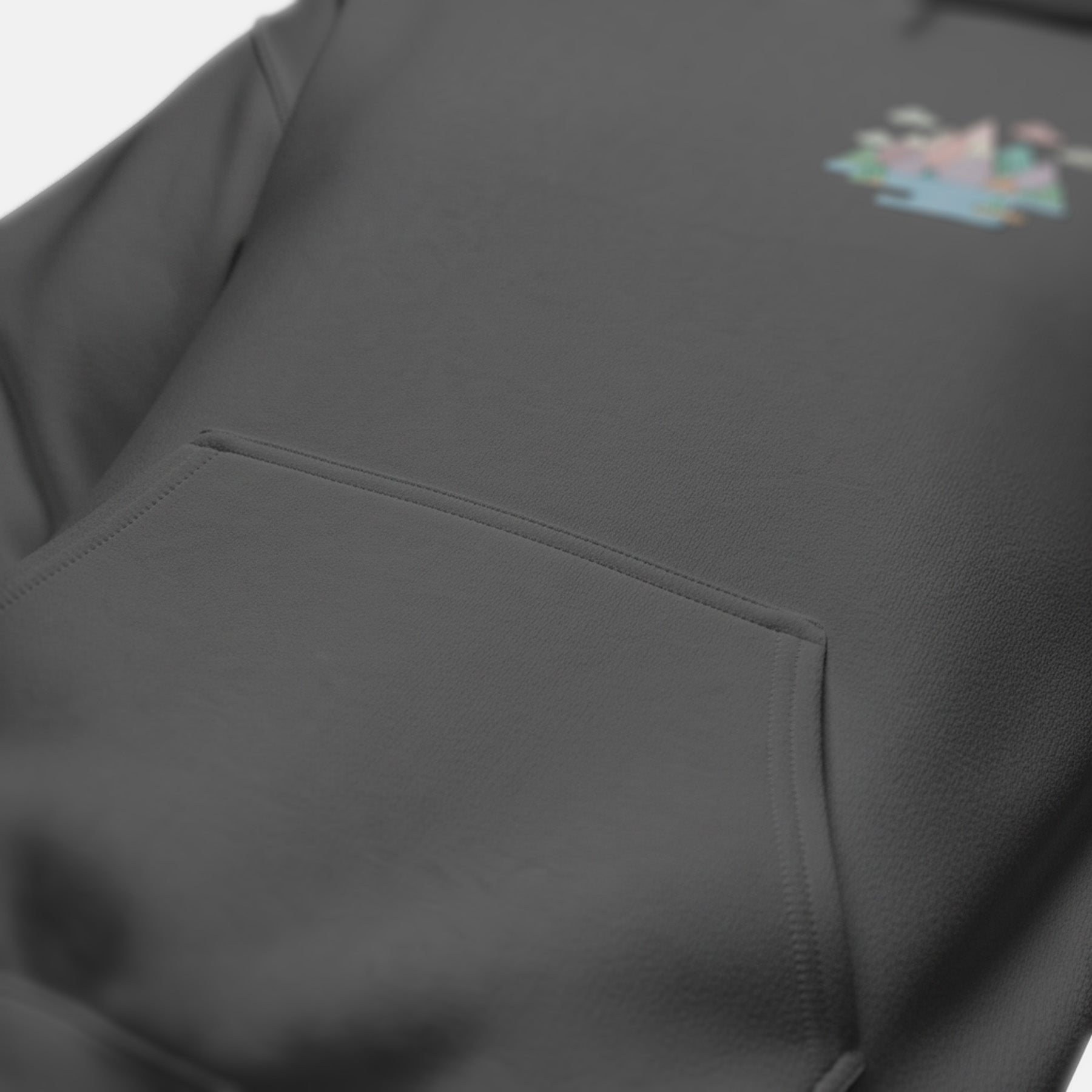 Peakscape Dark Grey Hoodie Printify